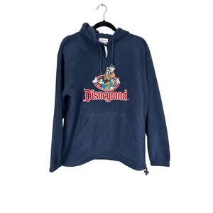Disney NWT Mickey Mouse and Gang Fleece Embroidered Cinch Waist Hoodie size S